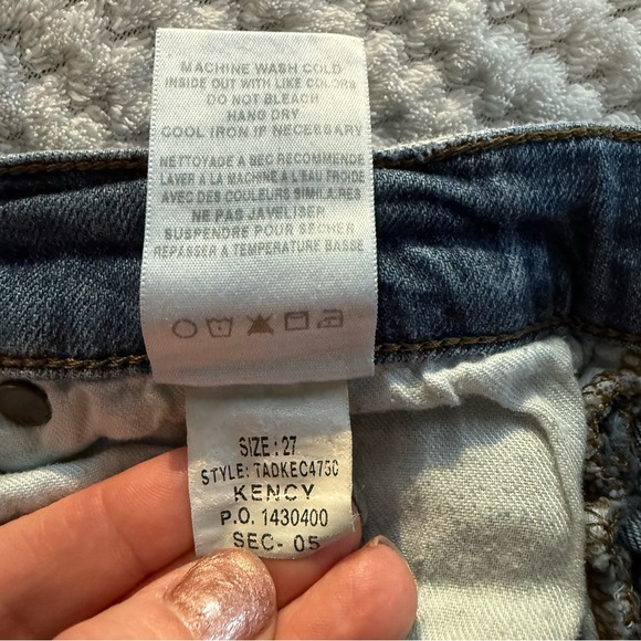 Joe's Jeans Classic Blue Ripped Shorts - Picture 6 of 6